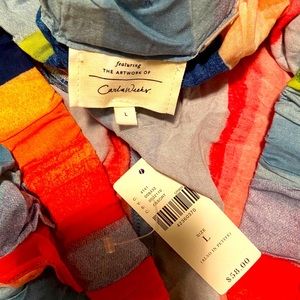 3/$30 Anthropologie striped colorful pants